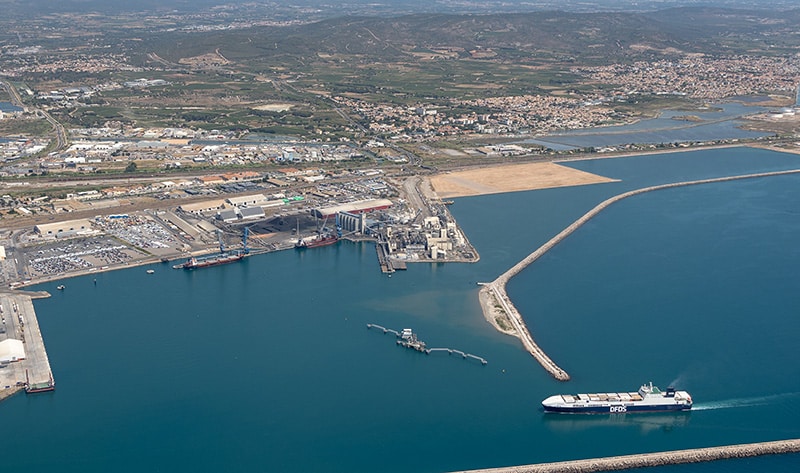 Terminal pétrolier port de Sète