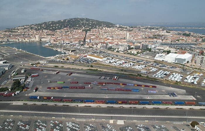 plateforme ferroviaire port de sète